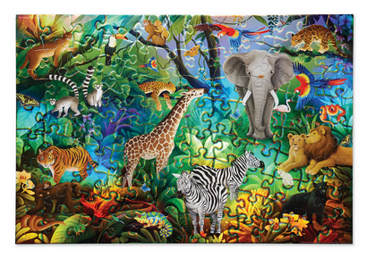 Jungle Paradise Holographic Puzzle