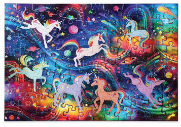 Unicorn Galaxy Holographic Puzzle