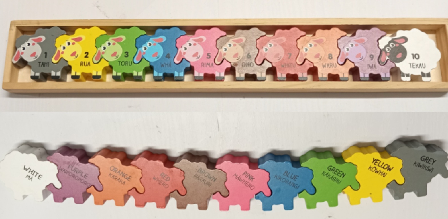 Counting and Colours Sheep Puzzle